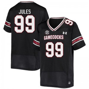 Men DeAndre Jules Black Gamecocks College Football #99 Jersey 599036-799