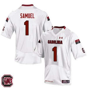 Men Deebo Samuel White South Carolina Gamecocks College Football #1 Jersey 172917-316