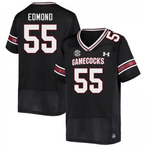 Men Gilber Edmond Black Gamecocks College Football #55 Jersey 278590-125