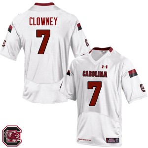 Men Jadeveon Clowney White South Carolina College Football #7 Jersey 608605-152