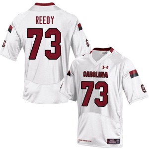 Men James Reedy White South Carolina Gamecocks College Football #73 Jersey 658997-896