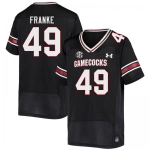 Men Jordan Franke Black South Carolina College Football #49 Jersey 745804-167