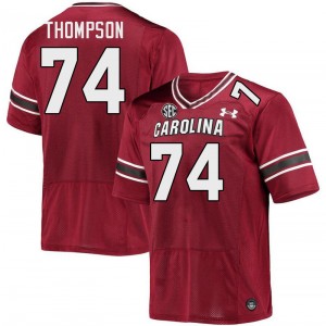 Men Josiah Thompson Garnet South Carolina College Football #74 Jersey 559157-128