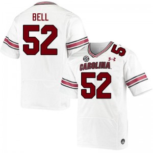 Men Kamaar Bell White University of South Carolina College Football #52 Jersey 263930-776