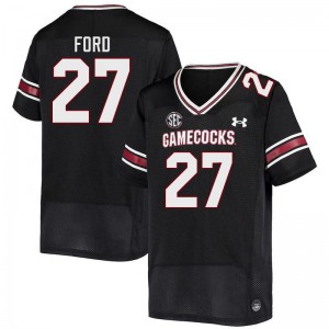 Men King-Demenian Ford Black University of South Carolina College Football #27 Jersey 667052-166