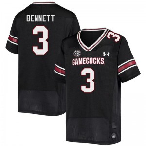 Men Mazeo Bennett Black Gamecocks College Football #3 Jersey 954749-328