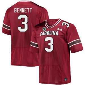 Men Mazeo Bennett Garnet South Carolina College Football #3 Jersey 955144-215