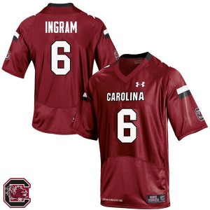 Men Melvin Ingram Red South Carolina College Football #6 Jersey 570043-220