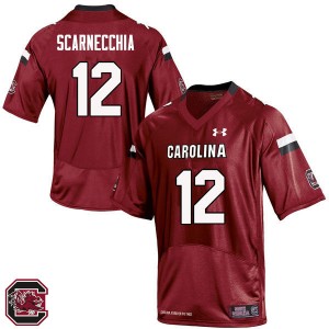 Men Michael Scarnecchia Red University of South Carolina College Football #12 Jersey 477660-619