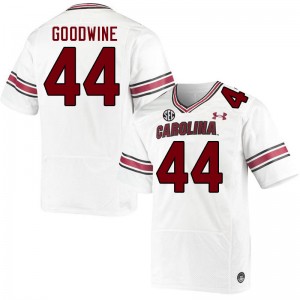 Men Monkell Goodwine White South Carolina Gamecocks College Football #44 Jersey 771182-997