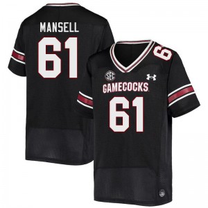 Men Ni Mansell Black South Carolina Gamecocks College Football #61 Jersey 852575-717