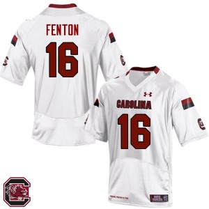 Men Rashad Fenton White South Carolina Gamecocks College Football #16 Jersey 942028-737