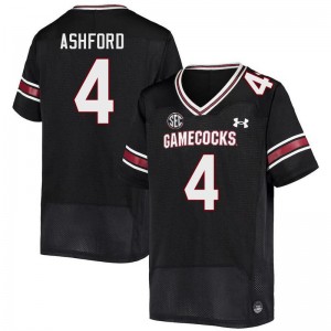 Men Robby Ashford Black South Carolina Gamecocks College Football #4 Jersey 707014-582