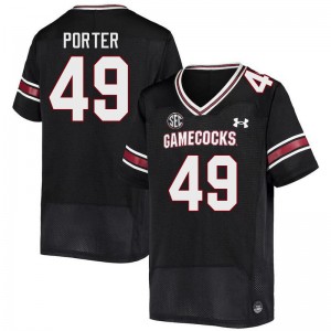 Men Rondarius Porter Black South Carolina College Football #49 Jersey 205608-923