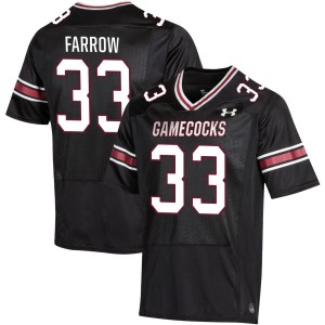 Men Kyler Farrow Black South Carolina College Football #33 Jersey 489432-806