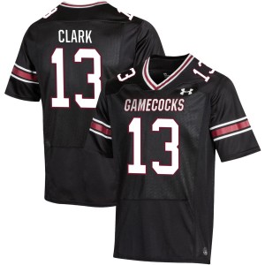 Men Malik Clark Black Gamecocks College Football #13 Jerseys 697950-951
