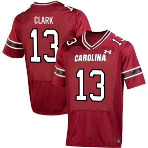 Men Malik Clark Garnet South Carolina College Football #13 Jerseys 726277-679