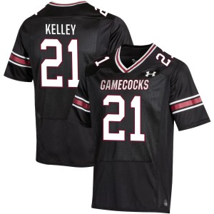 Men Max Kelley Black University of South Carolina College Football #21 Jersey 270217-635