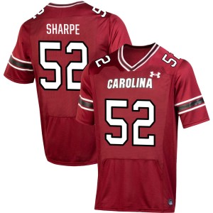 Men Nick Sharpe Garnet Gamecocks College Football #52 Jersey 496286-993