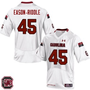 Men Spencer Eason-Riddle White South Carolina College Football #45 Jersey 756566-709