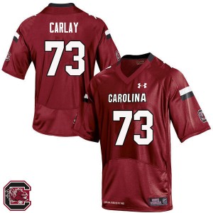 Men Summie Carlay Red University of South Carolina College Football #73 Jersey 416759-924