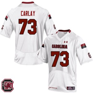 Men Summie Carlay White South Carolina Gamecocks College Football #73 Jersey 921883-848