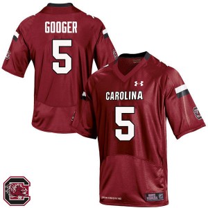 Men Terry Googer Red South Carolina Gamecocks College Football #5 Jersey 617878-736