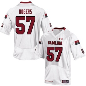 Men Will Rogers White Gamecocks College Football #57 Jersey 799341-109
