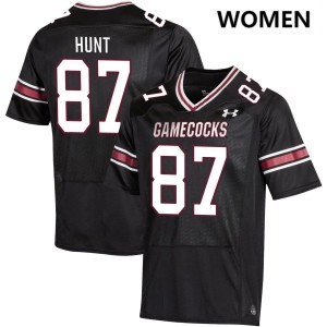 Women Brady Hunt Black University of South Carolina College Football #87 Jerseys 732513-162