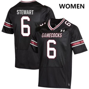 Women Dylan Stewart Black Gamecocks College Football #6 Jersey 132987-981