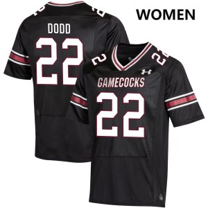 Women Jaquavious Dodd Black University of South Carolina College Football #22 Jersey 232076-673