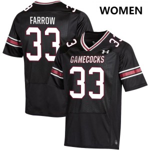 Women Kyler Farrow Black South Carolina Gamecocks College Football #33 Jerseys 920800-814