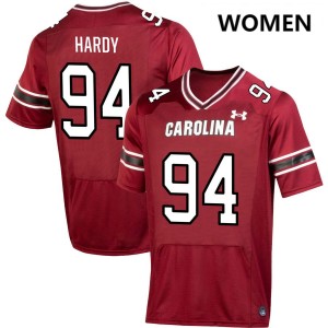 Women Zavion Hardy Garnet Gamecocks College Football #94 Jersey 382220-874