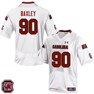 Men Wyman Baxley White South Carolina College Football #90 Jersey 688498-219