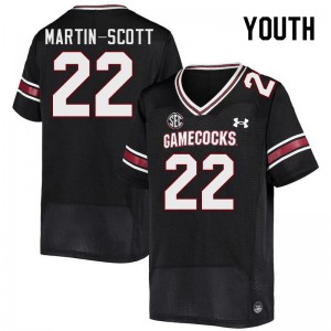 Youth Bam Martin-Scott Black South Carolina Gamecocks College Football #22 Jersey 763722-566