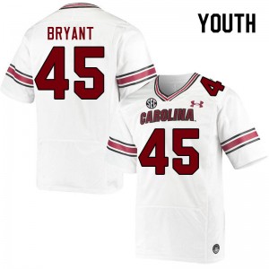 Youth Colin Bryant White South Carolina Gamecocks College Football #45 Jersey 572803-394