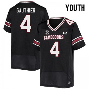Youth Colten Gauthier Black South Carolina College Football #4 Jersey 172205-257