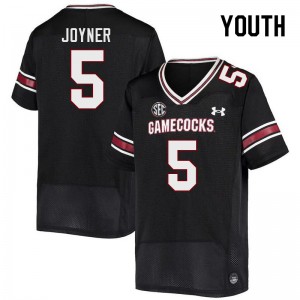 Youth Dakereon Joyner Black University of South Carolina College Football #5 Jersey 719688-239