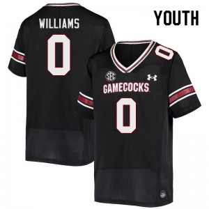 Youth Debo Williams Black Gamecocks College Football #0 Jersey 916620-148