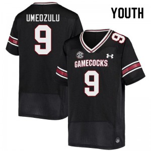 Youth Desmond Umeozulu Black University of South Carolina College Football #9 Jersey 382567-361