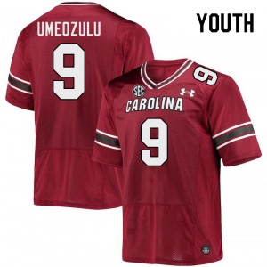 Youth Desmond Umeozulu Garnet South Carolina Gamecocks College Football #9 Jersey 313775-157