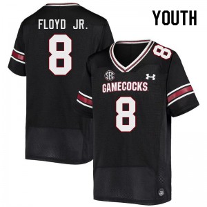 Youth Emory Floyd Jr. Black Gamecocks College Football #8 Jersey 145071-815