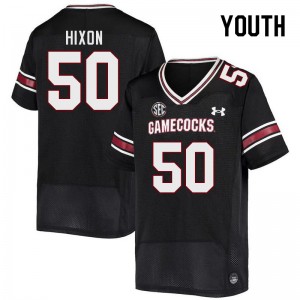 Youth Felix Hixon Black Gamecocks College Football #50 Jersey 479830-634