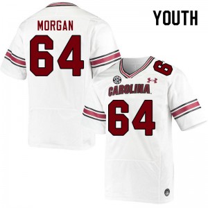Youth JonDarius Morgan White South Carolina College Football #64 Jersey 826799-351