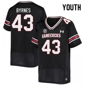 Youth Joseph Byrnes Black South Carolina College Football #43 Jersey 188659-558