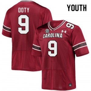 Youth Luke Doty Garnet South Carolina College Football #9 Jersey 886131-576