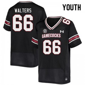 Youth Mac Walters Black Gamecocks College Football #66 Jersey 962586-135