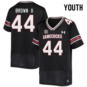 Youth Maurice Brown II Black South Carolina Gamecocks College Football #44 Jersey 798634-255