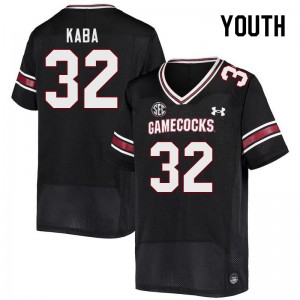 Youth Mohamed Kaba Black Gamecocks College Football #32 Jersey 336187-401