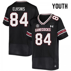 Youth Nick Elksnis Black South Carolina College Football #84 Jersey 241185-676
